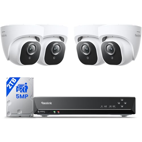 REOLINK 5MP 8CH Security Camera System RLK8-520D4-5MP