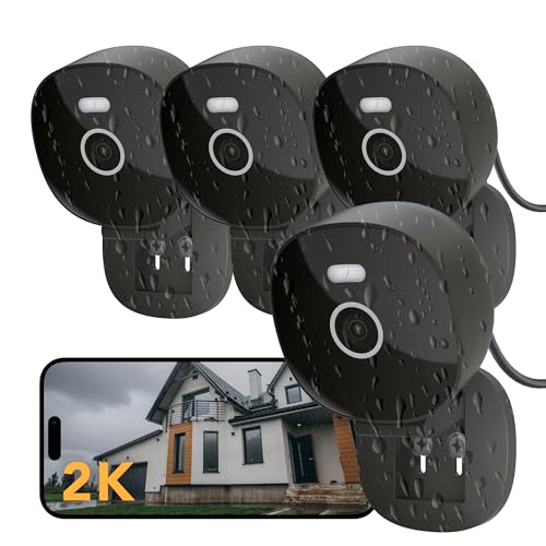 FAMVIVA 2K Security Camera, Indoor/Outdoor, Motion Detection, Alexa Compatible